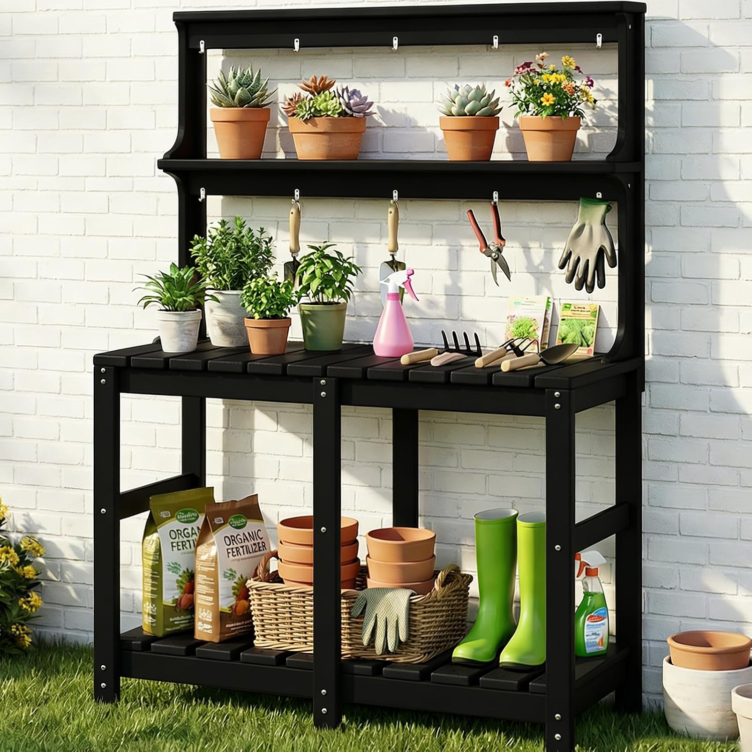 Gardening Tools Toolstation - All Weather HDPE Potting Table Bench