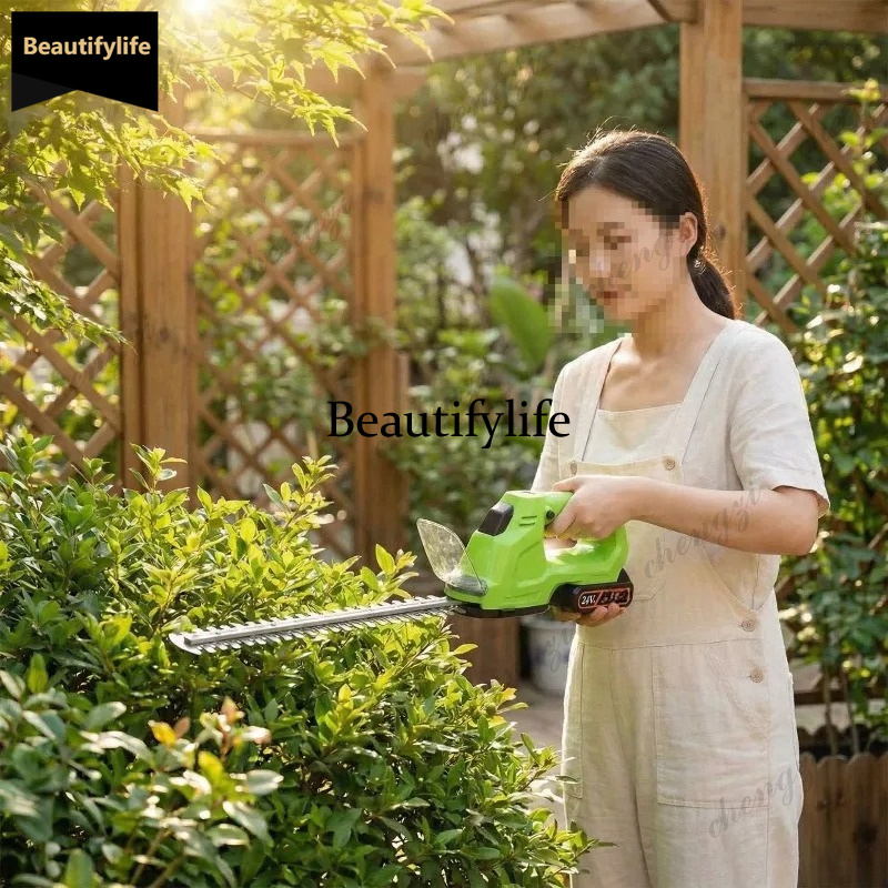 Gardening Tools Grass Cutter - A81 Cordless Hedge Trimmer Electric Handheld