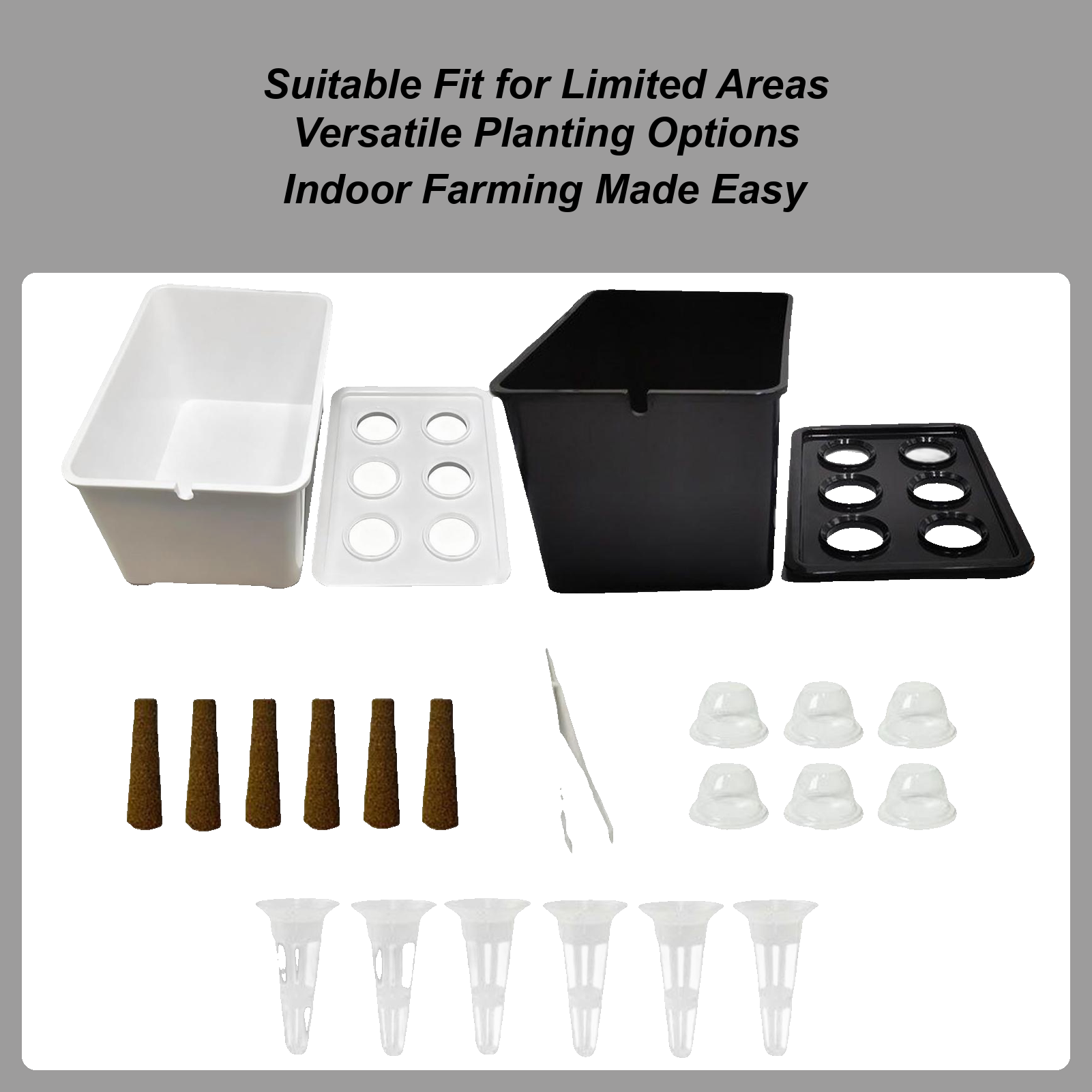 Hydroponic System - Hydroponic Planting Kit Beginners-Friendly Equipment Home
