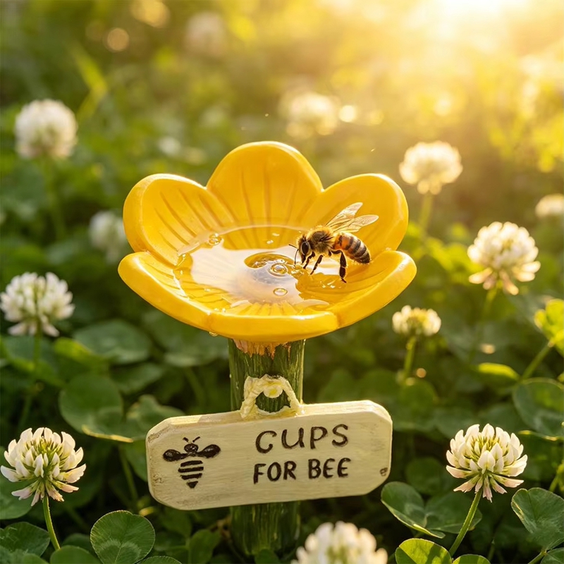 Gardening Tools Toolstation - For Garden Water Flower-Shaped Ceramic Bee