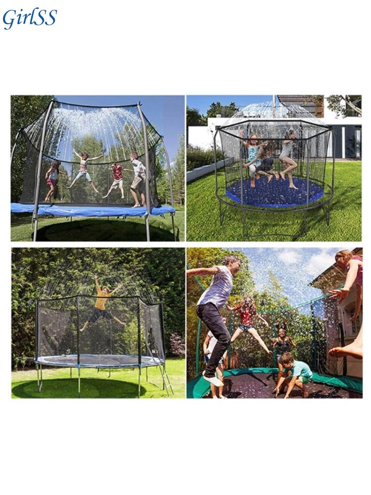Gardening Tools Toys - Trampoline Sprinkler 12m Flexible Hose Outdoor