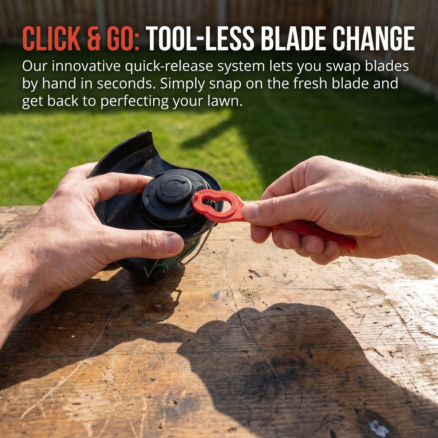100Pcs 95mm Mower Blades Plast - Gardening Tools Usa ulasan dan harga