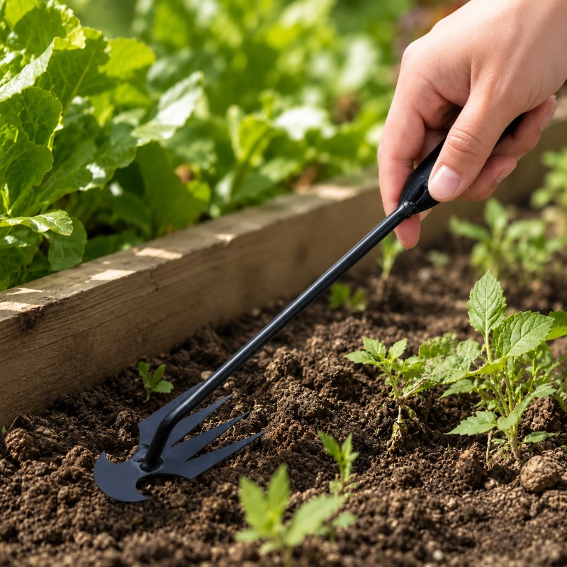 2 in 1 Garden Rake Manual Seed - Gardening Tools Hoe ulasan dan harga
