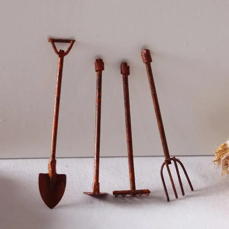 4Pcs/Pack Miniature Garden Too - Gardening Tools Toys ulasan dan harga