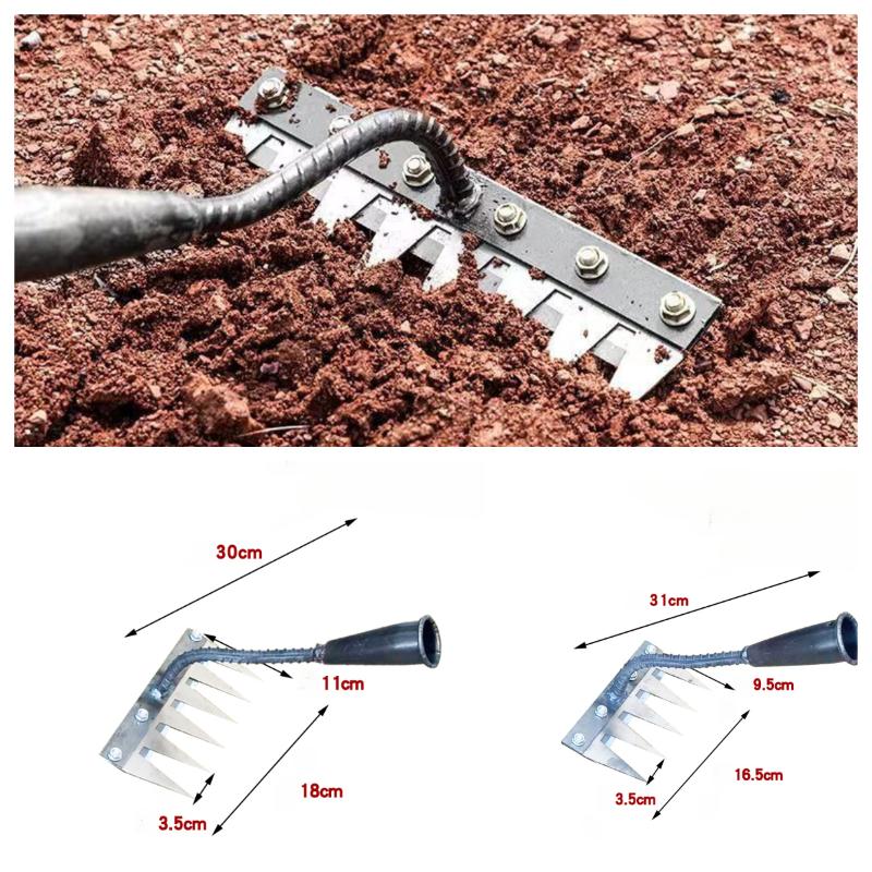 Steel Garden Weeding Rake Mult - Gardening Tools Hoe ulasan dan harga