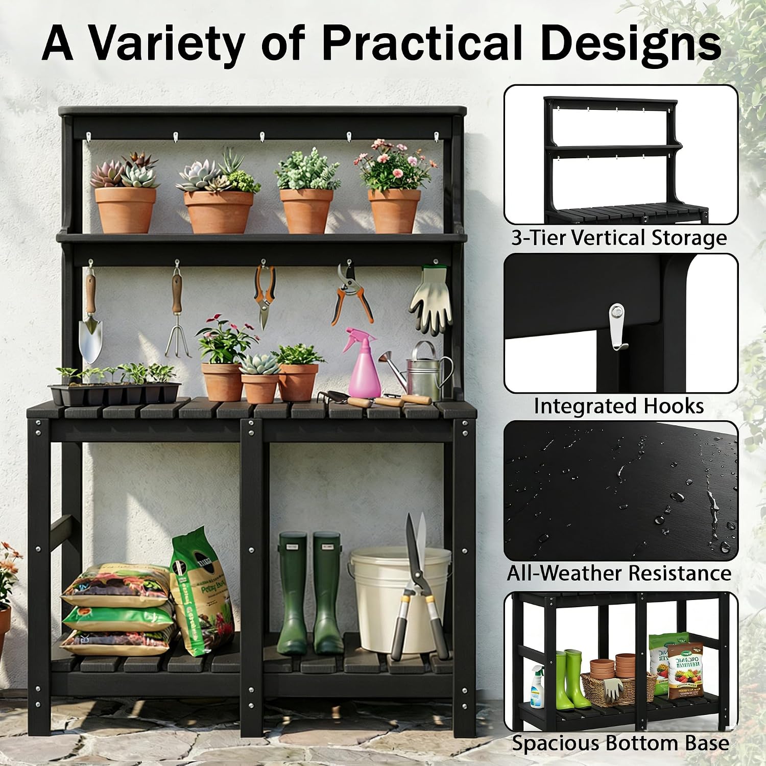 All Weather HDPE Potting Table - Gardening Tools Toolstation ulasan dan harga