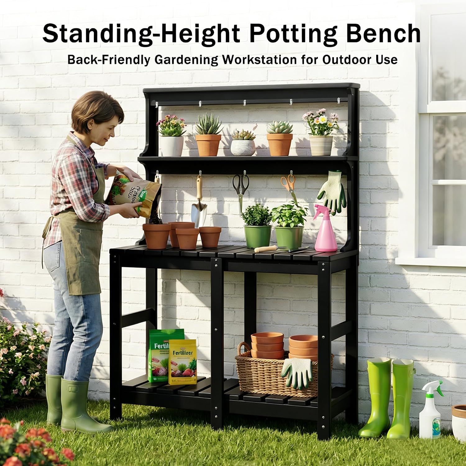 All Weather HDPE Potting Table - Gardening Tools Toolstation ulasan dan harga