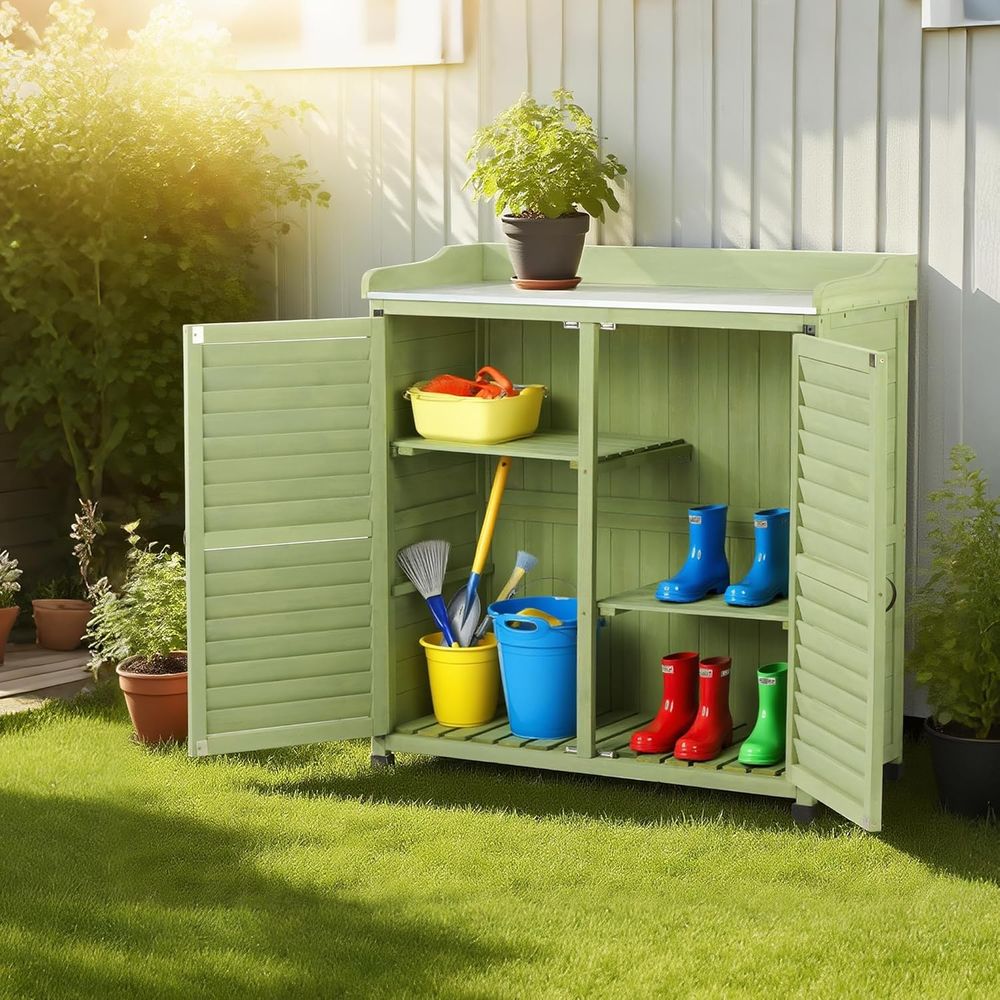 Outdoor Potting Bench with Met - Gardening Tools Toolstation ulasan dan harga