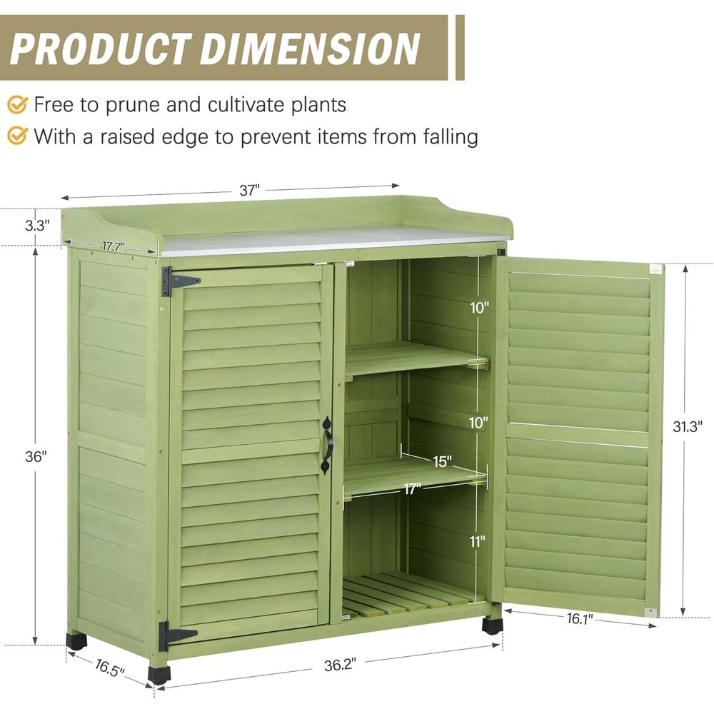 Outdoor Potting Bench with Met - Gardening Tools Toolstation ulasan dan harga