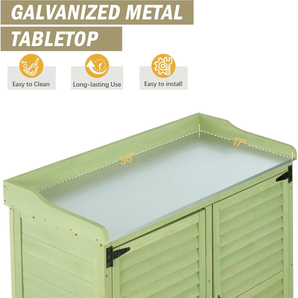 Outdoor Potting Bench with Met - Gardening Tools Toolstation ulasan dan harga