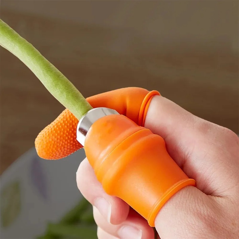6pcs Finger Protector Silicone - Harvest Knife Garden ulasan dan harga