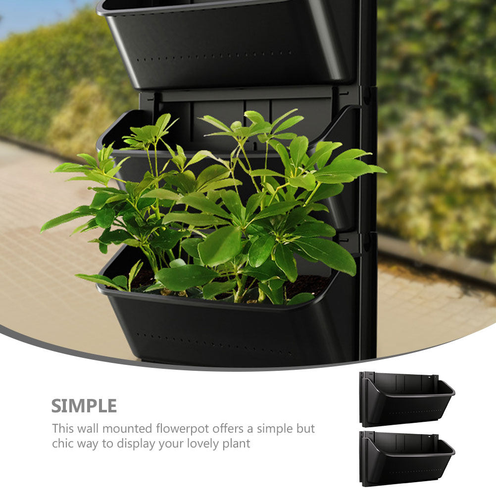 2Pcs Wall Planter Outdoor Vert - Vertical Wall Planter ulasan dan harga