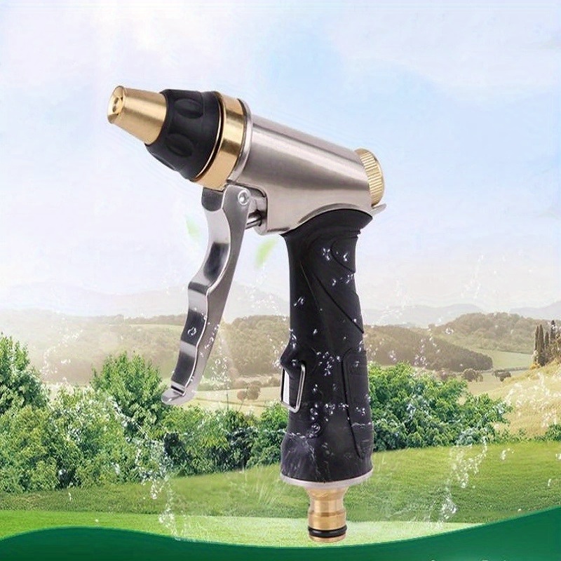 Garden Hose Nozzle Brass Water - Gardening Tools Types ulasan dan harga