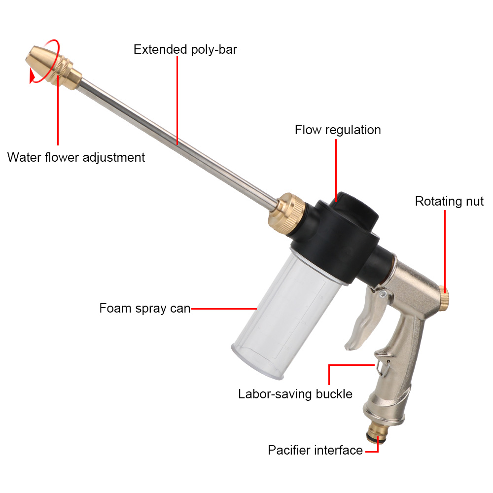 Long Foam Washer Car High Pres - Gardening Tools Types ulasan dan harga
