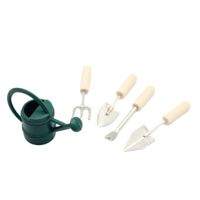 1:12 Dollhouse Miniature Garde - Gardening Tools Toys ulasan dan harga