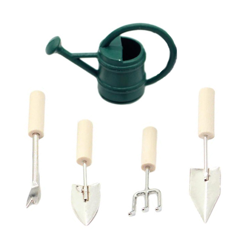 1:12 Dollhouse Miniature Garde - Gardening Tools Toys ulasan dan harga