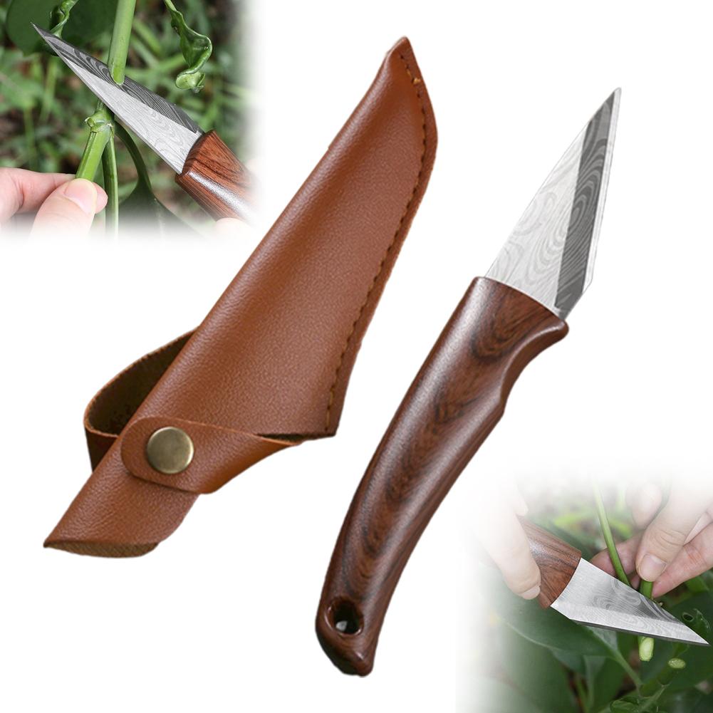 Wooden Handle Grafting Knife w - Harvest Knife Garden ulasan dan harga
