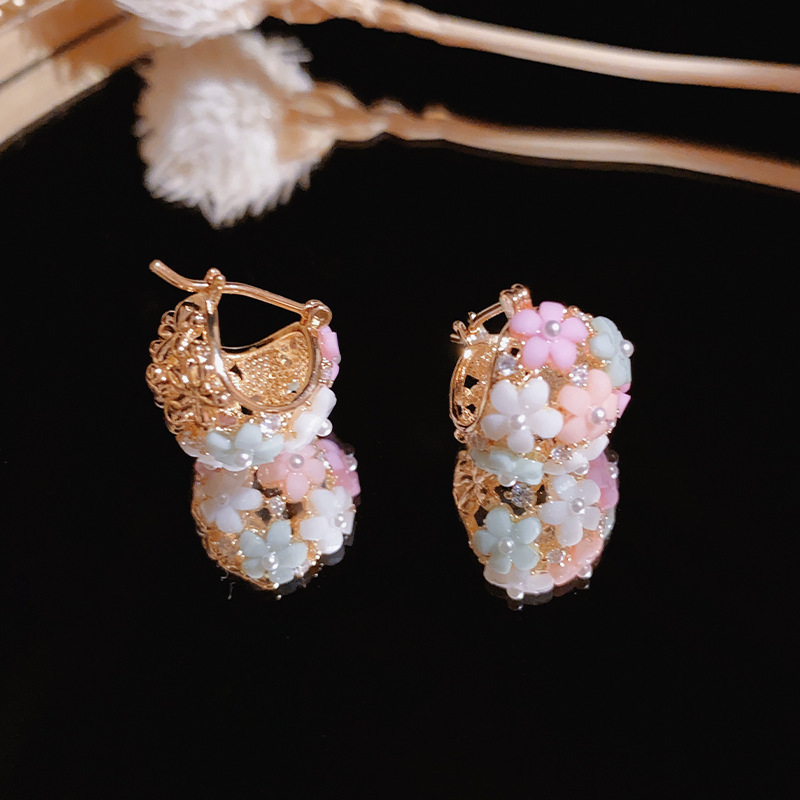 Fashionable Zircon Pearl Flowe - Gardening Tools Girls ulasan dan harga