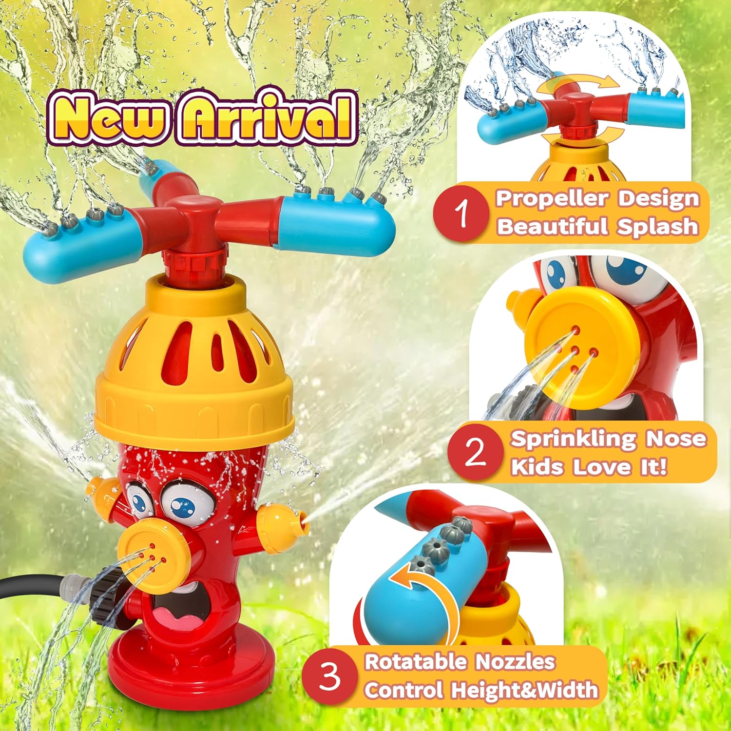 Hydrant Sprinkle Water Spray T - Gardening Tools Toys ulasan dan harga