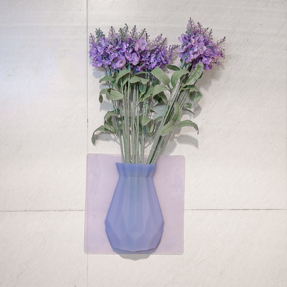 3Pcs Hanging Flower Vase Silic - Vertical Wall Planter ulasan dan harga