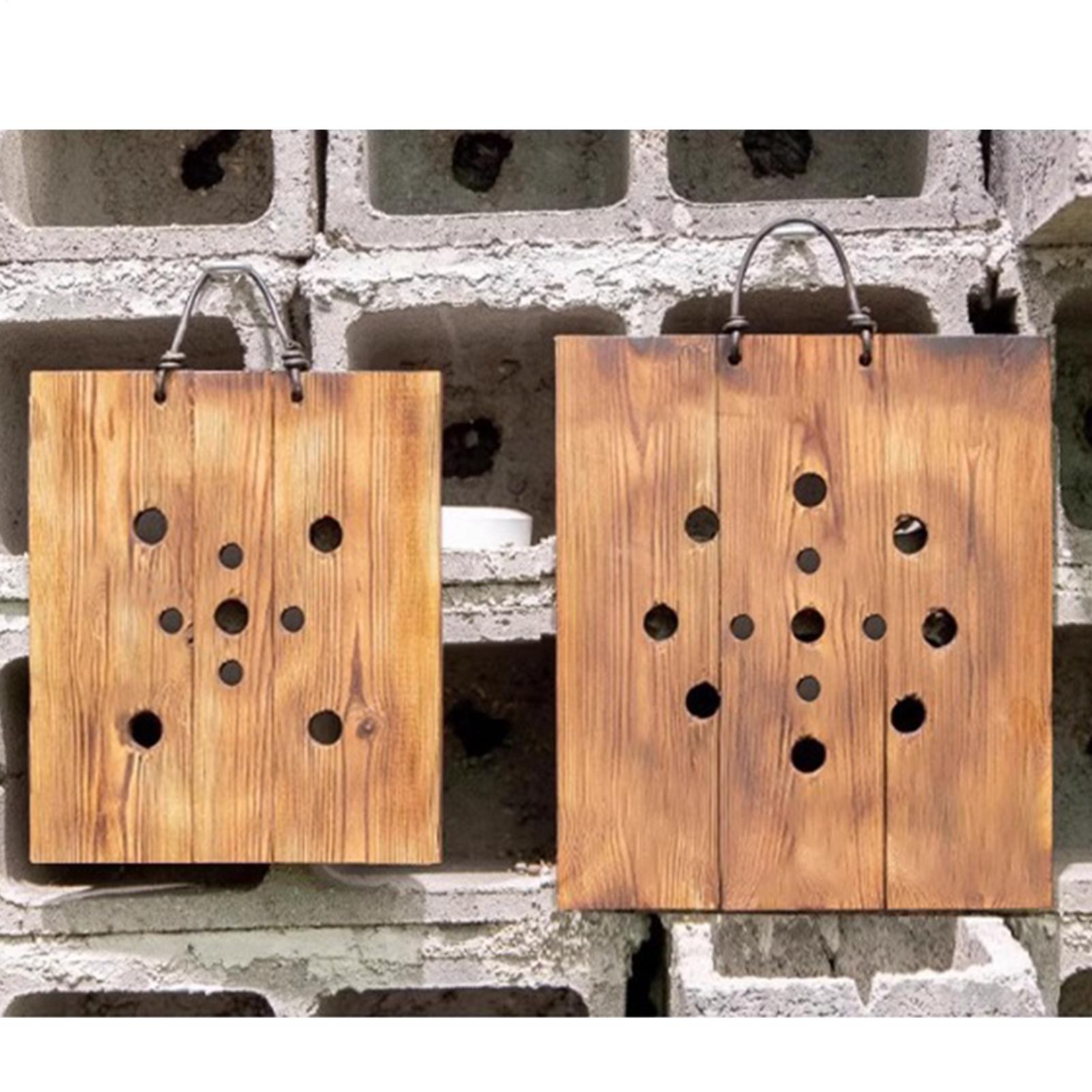 1Pcs Indoor Wood Staghorn Fern - Vertical Wall Planter ulasan dan harga
