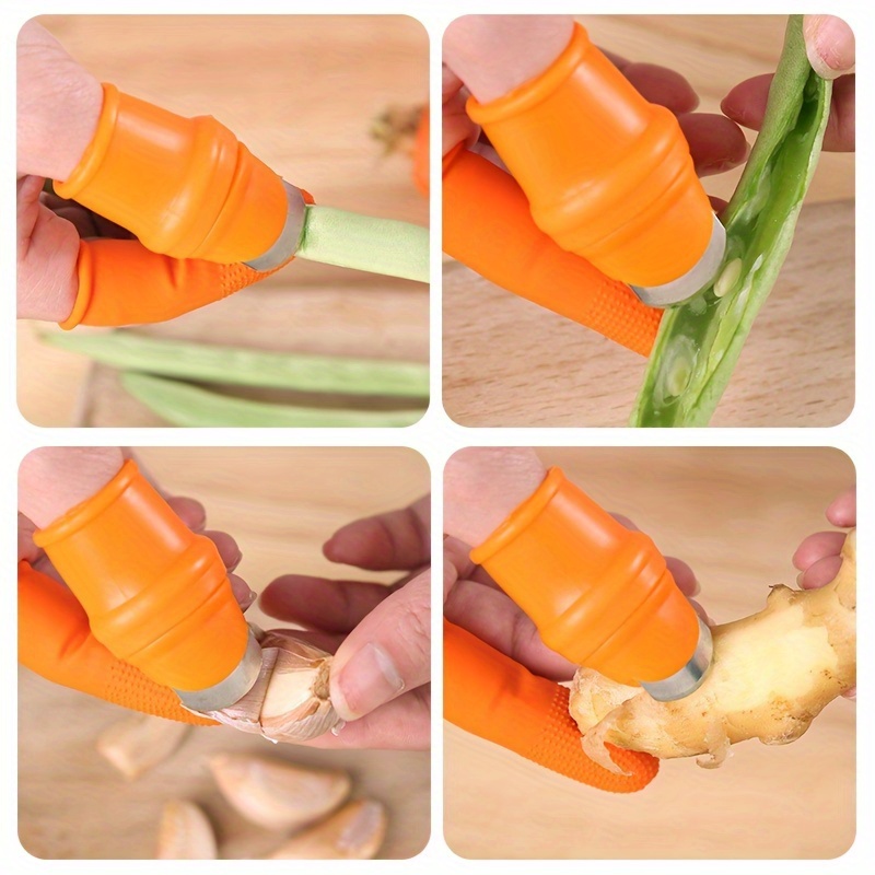 6pcs Garden Silicone Thumb Kni - Harvest Knife Garden ulasan dan harga
