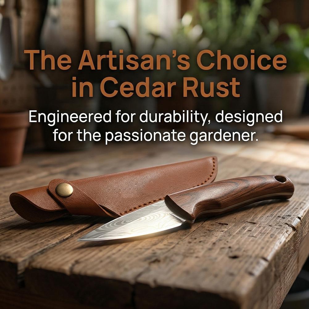 Sharp Grafting Knife with Wood - Harvest Knife Garden ulasan dan harga