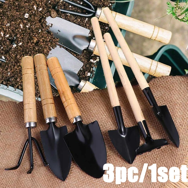 3PC/1Set Mini Gardening Tools  - Gardening Tools Hoe ulasan dan harga