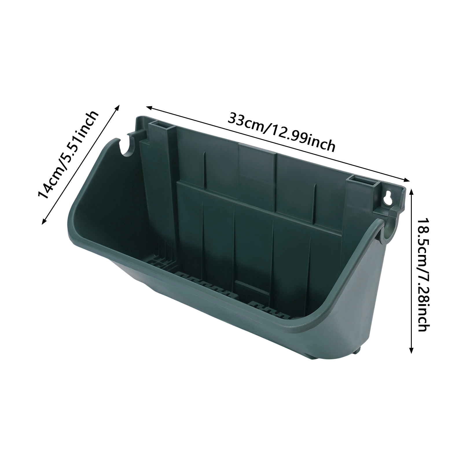 24Pcs Modern Army Green Vertic - Vertical Wall Planter ulasan dan harga