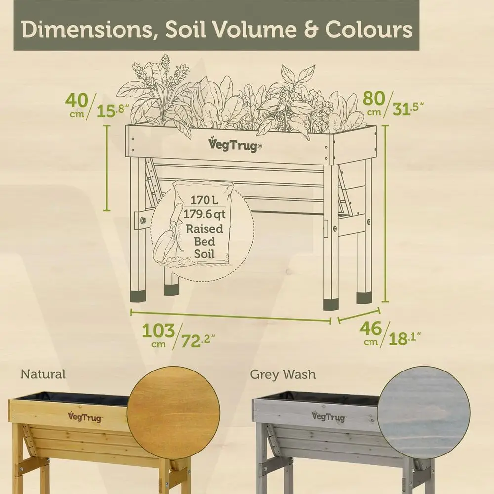 Natural Small 1m Wall-Mounted  - Vertical Wall Planter ulasan dan harga
