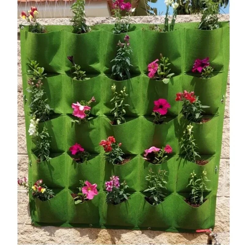 NEW Wall Hanging Pockets Plant - Vertical Wall Planter ulasan dan harga
