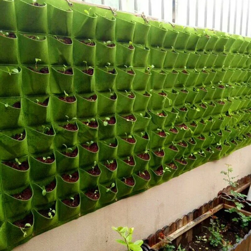 NEW Wall Hanging Pockets Plant - Vertical Wall Planter ulasan dan harga