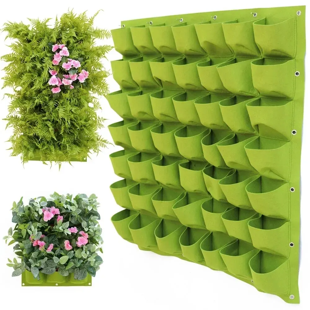 NEW Wall Hanging Pockets Plant - Vertical Wall Planter ulasan dan harga