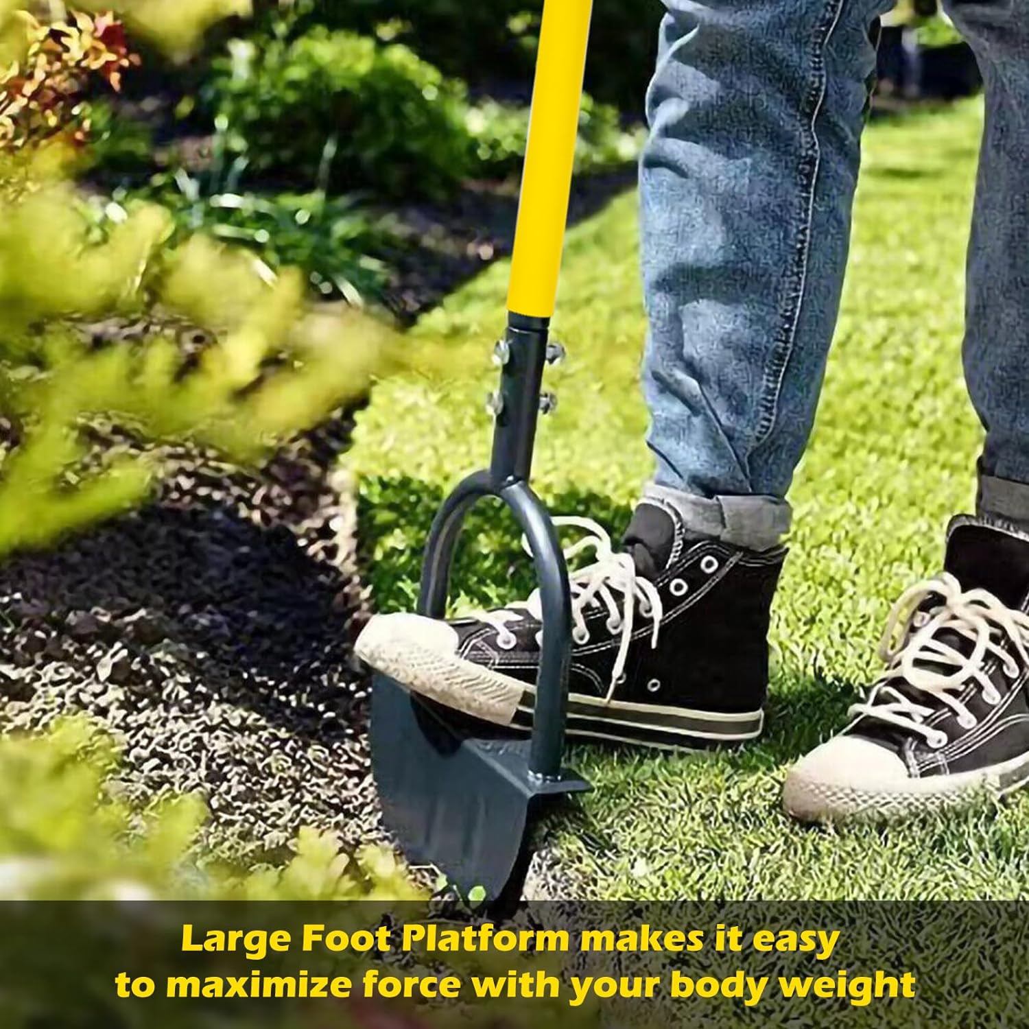 Half Moon Lawn Edger with Long - Gardening Tools Grass Cutter ulasan dan harga
